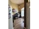 Bright home office features a large window and modern decor at 6480 Fall St, St Cloud, FL 34771