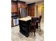 Modern kitchen with stainless steel appliances, granite countertops, and a center island at 878 Elgin Dr, Winter Springs, FL 32708