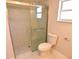 Updated bathroom features shower with glass doors and updated fixtures at 894 Superior St, Deltona, FL 32725