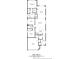 Detailed floorplan showcasing layout with dimensions of the home's rooms, including the primary bedroom, kitchen, and living room at 1001 Umbria Dr, Poinciana, FL 34759