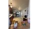 Spacious kitchen featuring a tile floor, and stainless steel refrigerator at 1821 N Reedy Lake Blvd, Frostproof, FL 33843