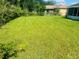 Beautifully maintained backyard with a lush green lawn and mature trees at 236 Rontunda Dr, Kissimmee, FL 34758
