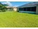 Lush, well-maintained backyard with a chain-link fence for added security and privacy at 236 Rontunda Dr, Kissimmee, FL 34758