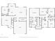 Home floor plan of both floors including bedroom, kitchen, living room, garage, foyer, bathrooms, laundry room, and dining room at 242 Anson Dr, Kissimmee, FL 34758