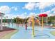 Community splash pad with fun water features, perfect for entertainment at 2614 Lodi Cir # 106, Kissimmee, FL 34746