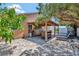 View of the back patio, with built-in bar and outdoor kitchen at 3134 Koval Ct, Orlando, FL 32837