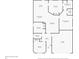 Detailed floor plan showcasing the layout of the home's rooms and dimensions at 3134 Koval Ct, Orlando, FL 32837