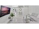 Spacious living room featuring tile flooring, modern decor and views of the kitchen at 3134 Koval Ct, Orlando, FL 32837