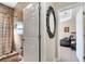 Bathroom featuring tiled shower, tiled floor, and a view into the bedroom at 3211 Countryside View Dr, St Cloud, FL 34772