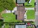 Overhead view of the property showcasing the home's layout and spacious backyard at 4218 Drexel Ave, Orlando, FL 32808