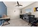 Bedroom featuring a desk and chair by a window for natural light at 501 Pheasant Dr, Haines City, FL 33844