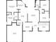 Detailed floor plan showcasing the layout of the home's rooms at 501 Pheasant Dr, Haines City, FL 33844