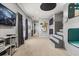 Star Wars-themed hallway with themed bunkbeds, lighting and art in neutral colors at 781 Golden Bear Dr, Kissimmee, FL 34747