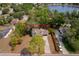 Lovely home with an expansive yard with mature trees, a long driveway, and a view of the lake at 120 W Minnehaha Ave Ave, Clermont, FL 34711