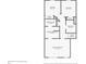 Floorplan showing layout of Primary Bedroom, Bedroom, and Bathroom on the second floor at 12190 Plumpton Dr, Winter Garden, FL 34787