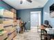 Bedroom with boxes and desk, offering potential for customization at 140 Trinity Ridge Cir, Davenport, FL 33897
