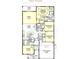 Detailed floor plan of a home's first floor, featuring a lanai, Primary bedroom, Gathering room, and a two-car garage at 140 Trinity Ridge Cir, Davenport, FL 33897