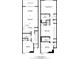 Comprehensive floor plan showcasing the layout of both floors in the property at 1425 Serendipity Ln, Clermont, FL 34714