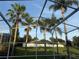 Screened-in backyard pool and view to the lush landscaping and backyard at 240 Steamboat Blvd, Davenport, FL 33897