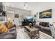 Comfortable living room with modern decor, plush sofas, and a flat-screen TV for entertainment at 2620 Lodi Cir # 103, Kissimmee, FL 34746
