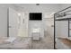 Bedroom with bunk beds, standard bed and a walk in closet for a spacious and comfortable setting at 3150 Paradox Cir # 104, Kissimmee, FL 34746