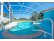 Backyard pool is screened in for privacy at 3893 Blackberry Cir, St Cloud, FL 34769