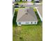 Aerial view of a well maintained backyard and roof at 1190 Lexington Lane, Haines City, FL 33844