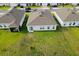 Aerial view of the roof and yard at 1190 Lexington Lane, Haines City, FL 33844