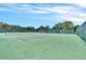 Well-maintained tennis courts with a green surface, enclosed by a dark green fence at 1211 Terralago Way, Kissimmee, FL 34746