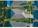Aerial view showcasing roof of home in a landscaped neighborhood at 1508 Bunker Drive Bunker, Davenport, FL 33896
