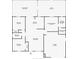 This is a modern floor plan that includes a main bedroom, bedrooms, bathrooms, and a living room at 2454 Quail Run N Blvd, Kissimmee, FL 34744