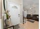 Welcoming foyer features stylish accents and flows seamlessly into the living room at 2507 Talega Dr, St Cloud, FL 34772