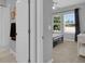 Bedroom with carpet, ceiling fan, and natural light from windows at 2679 Ridgetop Ln, Clermont, FL 34711