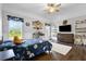 bedroom with aviation decor, desk, and large windows letting in natural light at 2851 Wagon Ct, St Cloud, FL 34772