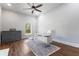Cozy home office features ample natural light, and modern furnishings at 2851 Wagon Ct, St Cloud, FL 34772