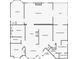 Detailed floor plan showcasing the layout and room placement of the spacious home at 621 Rebecca Dr, St Cloud, FL 34769