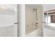 Bright bathroom featuring white cabinets, toilet and a large countertop sink at 8310 Happy Trails, Kissimmee, FL 34747