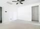 Bonus loft space with ceiling fan, neutral carpet, and bright natural light at 11037 Bagley Aly, Windermere, FL 34786