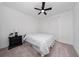 Comfortable bedroom featuring a ceiling fan and neutral decor at 1113 Merrill St, Davenport, FL 33837