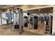 Enjoy this expansive gym with a variety of Life Fitness weight machines and equipment to help achieve fitness goals at 1228 Castle Pines Ct, Reunion, FL 34747