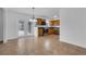 Kitchen and dining area featuring tile floors, stainless steel appliances and a glass door to the backyard at 1436 Nolton Way, Orlando, FL 32822