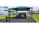 Community playground featuring swings, slides, and climbing structures with safety surfacing and shade covering at 1556 Aspen Ave, Davenport, FL 33837