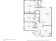 Floorplan featuring the layout of the home including the primary bedroom, living room, kitchen, and bathrooms at 416 E Seminole Ave, Lake Wales, FL 33853