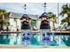 Souvenir pirate cups at a community pool at 4875 Clock Tower Dr, Kissimmee, FL 34746