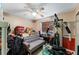 Workout room with exercise machine, and large windows at 1096 Dyson Dr, Winter Springs, FL 32708