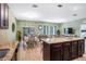 Open concept kitchen with granite countertops, stainless steel appliances, and ample cabinet space at 1096 Roberta Rd, Lake Wales, FL 33853