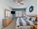 Bedroom featuring a ceiling fan, carpet, and a window for natural light at 1426 Park Park, Haines City, FL 33844
