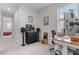 Bright home office area featuring a large window and modern desk setup at 14344 Swanley St, Orlando, FL 32832