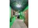 Whimsical hallway adorned with lush greenery and ambient lighting at 1456 Belle Terre Rd, Davenport, FL 33896