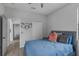 Comfortable bedroom with serene outdoor views and neutral color scheme at 1504 Cordgrass Way, Lakeland, FL 33813